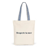 Tote-bag ethnique recyclé - Respecte ta mer